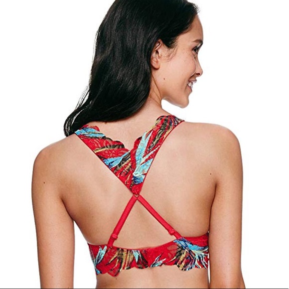 PINK Victoria’s Secret date Push up Bra Tropical - Picture 6 of 11